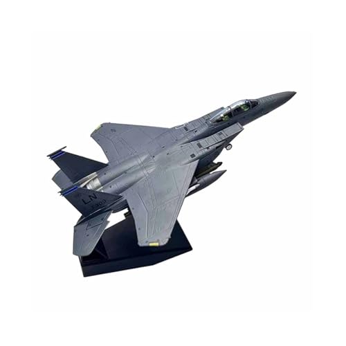 ZHRDWE Spielflugzeug 1/100 Für ReplicaF-15E Strike Eagle Fighter Bomber Metall Military Classic Display Collection Miniaturmodell(Gray) von ZHRDWE