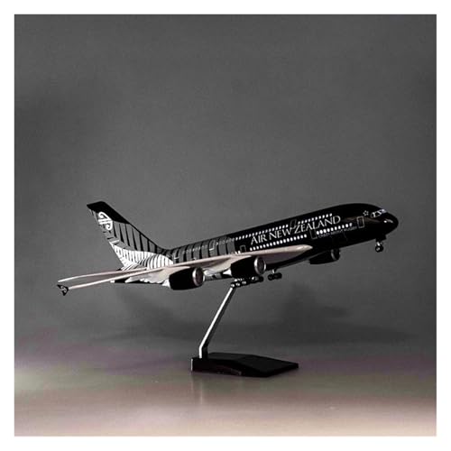 ZHRDWE Spielflugzeug 1/160 Für Das Neue Flugzeugmodell Maßstab 380 Im Druckguss Mit Halterung LED-Licht Metallornament Szenensammlung Hobby-Spielzeug Miniaturmodell(Color: with Light) von ZHRDWE