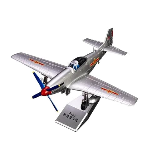 ZHRDWE Spielflugzeug 1/48 Für Mustang P51 Kampfflugzeug Militärlegierung Fertigflugzeugmodell Klassisches Display Souvenir Für Erwachsene Jungen Miniaturmodell von ZHRDWE