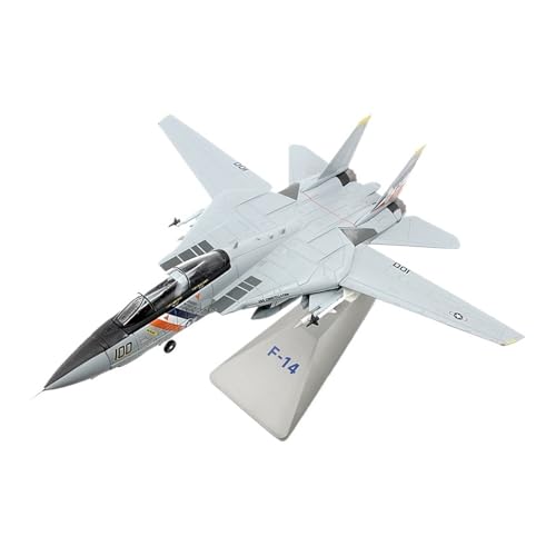 ZHRDWE Spielflugzeug 1/72 Für (mit Ständer) Druckgussmetall AF1 Navy F-14D Tomcat Ighter VF-2 Bounty Hunter NE100 F14 Militärlegierung Modell Display Sammlung Geschenk Miniaturmodell von ZHRDWE