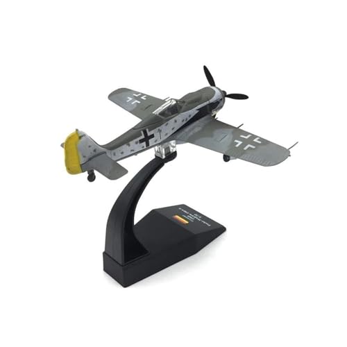 ZHRDWE Spielflugzeug 1/72 Für Maßstab (Focke-Wulf) - Militärflugzeug Fw-190 Aus Legierung Modellflugzeug Aus Metalldruckguss Sammlerstück Als Geschenk Für Den Schreibtisch Miniaturmodell von ZHRDWE