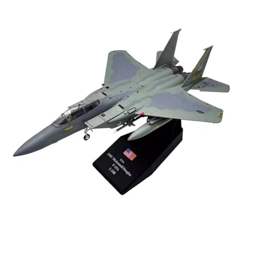 ZHRDWE Spielflugzeug 1: 100 Für (lackierte Version) F-15 AMetalFighter Vorgefertigtes Militärflugzeugmodell Aus Druckguss Statische Hobby-Spielzeug Miniaturmodell von ZHRDWE