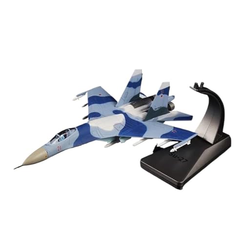ZHRDWE Spielflugzeug 1:100 Für Maßstab Su-27 Legierung Fertig Kampfflugzeug Modell Flugzeug Spielzeug Statische Sammler Dekoration Für Erwachsene Jungen Miniaturmodell von ZHRDWE