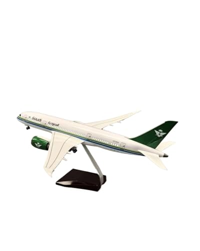 ZHRDWE Spielflugzeug 1:130 Für Air Airbus 787 B787 Saudi Arabian Flugzeugmodell Druckguss Mit LED-Leuchten Souvenir-Sammlung Spielzeug Miniaturmodell(2: with lamp) von ZHRDWE