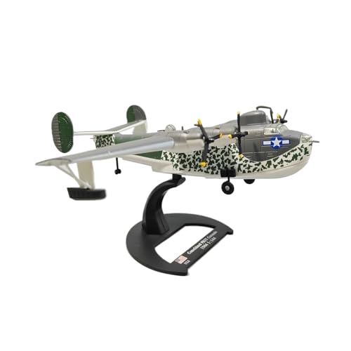 ZHRDWE Spielflugzeug 1:144 Für WWII PB2Y Coronado Wasserflugzeug Aus Metalldruckguss, Militärmodell-Sammlung, Miniaturkunst (mit Ständer), Geschenk Für Erwachsene, Souvenir Miniaturmodell von ZHRDWE