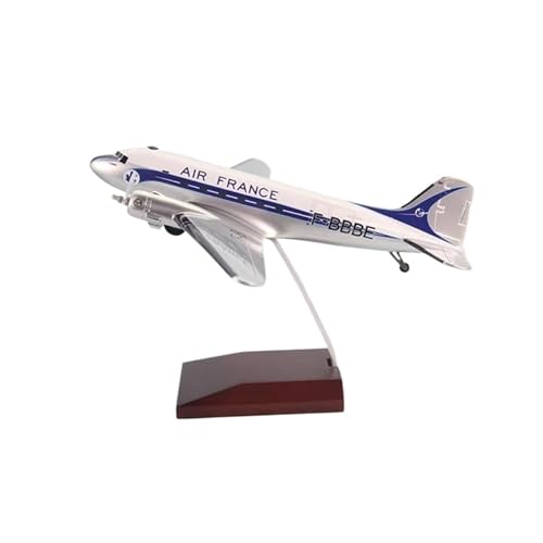 ZHRDWE Spielflugzeug 1:200 Für Douglas DC-3Statische Simulation Flugzeugmodell Frankreich Doppelpropeller Metall Dekoration Display Miniaturmodell ZHRDWE Spielflugzeug 1:200 Für Douglas DC-3Statische Simulation Flugzeugmodell Frankreich Doppelpropeller Metall Dekoration Display Miniaturmodell von ZHRDWE