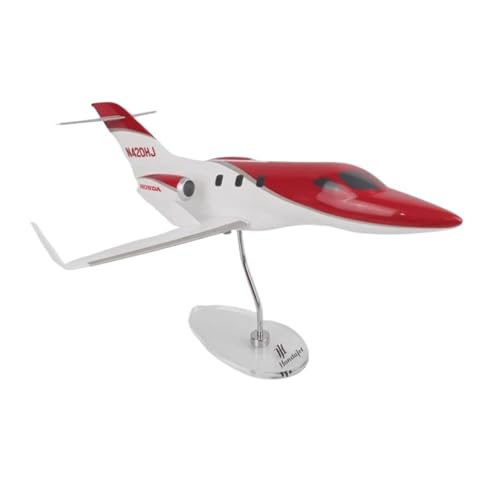 ZHRDWE Spielflugzeug 1:32 Für Business Jet Statische Druckguss Metall Flugzeug Modell Dekoration Sammlung Display Hobby Miniaturmodell(Rot) von ZHRDWE