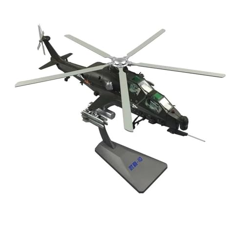 ZHRDWE Spielflugzeug 1:48 Für Druckguss-Maßstab WZ-10 Militärtransporthubschrauber-Flugzeugmodell Fertiges Statisches Metall-Hobbyspielzeug Miniaturmodell von ZHRDWE