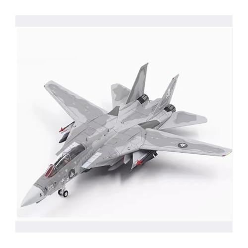 ZHRDWE Spielflugzeug 1:72 Für CA72RB15 Macross F-14 Kampfflugzeug Druckgusslegierung Fertiges Militärflugzeugmodell Statische Dekoration Souvenir Miniaturmodell(Gray) von ZHRDWE