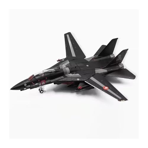 ZHRDWE Spielflugzeug 1:72 Für CA72RB15 Macross F-14 Kampfflugzeug Druckgusslegierung Fertiges Militärflugzeugmodell Statische Dekoration Souvenir Miniaturmodell(Schwarz) von ZHRDWE
