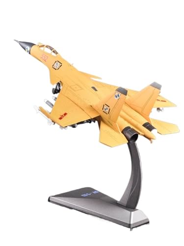 ZHRDWE Spielflugzeug 1:72 Für Druckguss-Metall J15 Jet Fighter Flugzeug Modell J15 Flying Shark Carrier Militärfans Sammlung Miniaturmodell(Yellow) von ZHRDWE