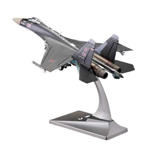 ZHRDWE Spielflugzeug 1:72 Maßstab Su35 Fertig Druckguss Legierung Kampfflugzeug Miniatur Maßstab DisplayAircraft Modell Miniaturmodell(Gray) von ZHRDWE