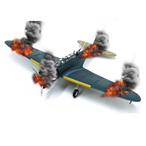 ZHRDWE Spielflugzeug 1:72 Maßstab Verkleinert Tauchkampfflugzeug Torpedo Angriff Flugzeugträger Flugzeug Druckguss Metall Miniatur Flugzeugmodell Miniaturmodell(Blau) von ZHRDWE