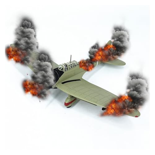 ZHRDWE Spielflugzeug 1:72 Maßstab Verkleinert Tauchkampfflugzeug Torpedo Angriff Flugzeugträger Flugzeug Druckguss Metall Miniatur Flugzeugmodell Miniaturmodell(Grün) von ZHRDWE