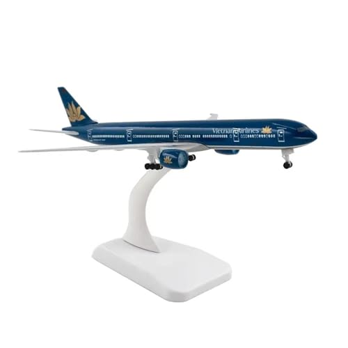 ZHRDWE Spielflugzeug 20 cm Für B777 Vietnam Boeing 777 Druckguss-Metallflugzeugmodell (mit Fahrwerk) Statisches Ornamentspielzeug Miniaturmodell von ZHRDWE