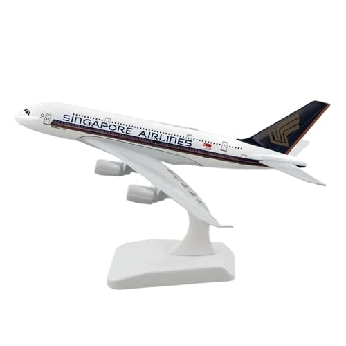 ZHRDWE Spielflugzeug 20 cm Für Flugzeugmodell Aus Legierung A380 Flugzeugmodell Harz Spielzeug Mit Fahrwerk Souvenir Für Erwachsene Jungen Miniaturmodell von ZHRDWE