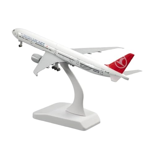 ZHRDWE Spielflugzeug 20 cm Für Turkish Boeing 777 Air AirbusB777 Druckguss-Flugzeugmodell Aus Metalllegierung Mit Fahrwerk Miniaturmodell von ZHRDWE
