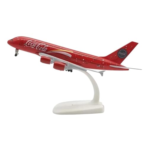 ZHRDWE Spielflugzeug 20CM Für Airbus A380 Passagierflugzeug Legierung Flugzeugmodell Mit Stand COC 380 Studie Bar Dekoration Sammlung Spielzeug Miniaturmodell von ZHRDWE
