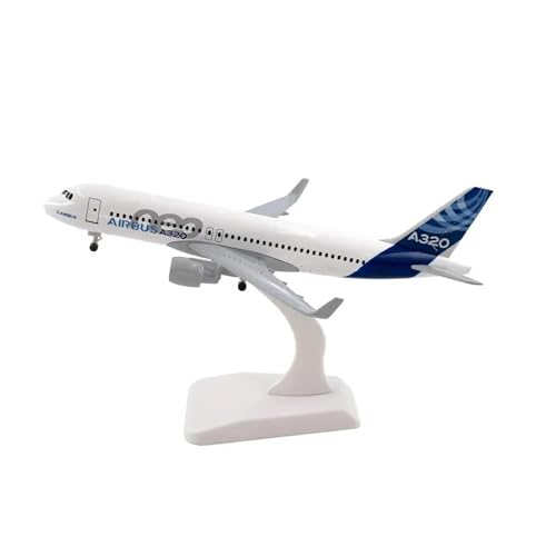 ZHRDWE Spielflugzeug A320-Prototyp Im Maßstab 1:400 Flugzeugmodell Aus Metalldruckguss Mit Halterung Sammlung Geschenk Für Freunde Hobby-Spielzeug Miniaturmodell von ZHRDWE