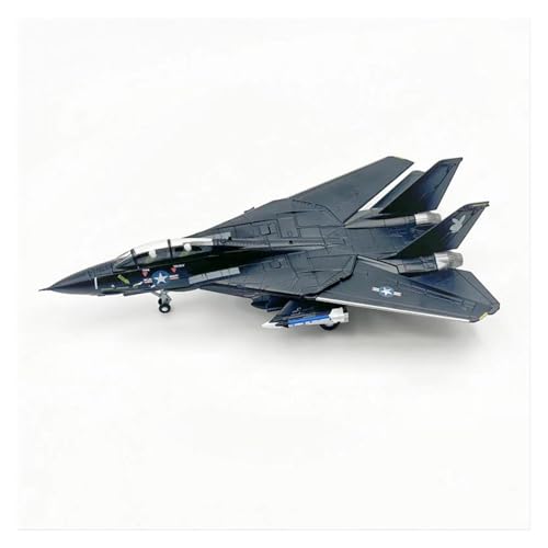 ZHRDWE Spielflugzeug Flugzeugmodell Im Maßstab 1:100 Für Druckguss-F14A-Kampfflugzeugmodell Souvenir Mit (mit Sockel) Modellflugzeugsammlung Für Wohnzimmerregal Home Bar Café Miniaturmodell von ZHRDWE
