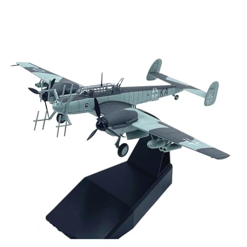 ZHRDWE Spielflugzeug Maßstab 1:100 Deutscher Vintage-Jagdbomber Bf110G-4 Militärmodell Aus Druckgussmetall, Als Ausstellungsstück Sammlung Oder Geschenk Für Luftfahrt-Enthusiasten Miniaturmodell ZHRDWE Spielflugzeug Maßstab 1:100 Deutscher Vintage-Jagdbomber Bf110G-4 Militärmodell Aus Druckgussmetall, Als Ausstellungsstück Sammlung Oder Geschenk Für Luftfahrt-Enthusiasten Miniaturmodell von ZHRDWE