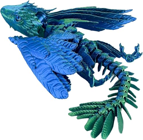 Feathered Wyvern Dragon, 3D Printed Dragon, Articulated Dragon, Fidget Dragon, 3D Printed Toys, Desktop Pet Feathered Wyvern Dragon, 3D Printed Dragon, Articulated Dragon, Fidget Dragon, 3D Printed Toys, Desktop Pet von ZHRUOYAO