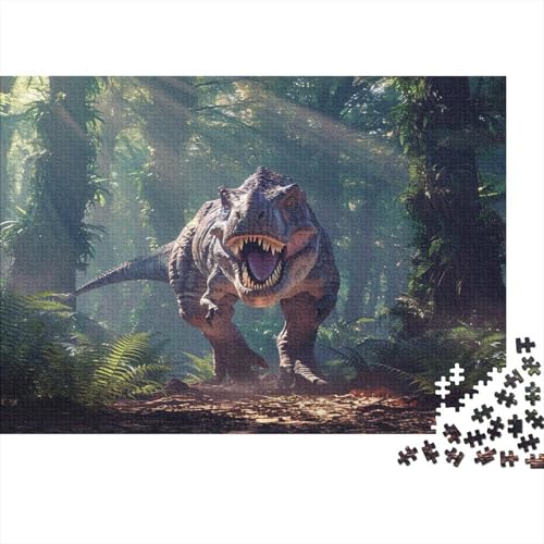 Dinosaurier Puzzlespiel 1000 Teile Für Erwachsene, Einzigartige Kunstwerke Und Vorlage - Geburtstagsgeschenk - Spaßige Puzzles Mit Überraschung Von Puzzle in A Bag Puzzel 1000pcs (75x50cm) von ZHUICHENG