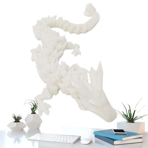 ZHUMCCY 3D-Gedruckter Zappeldrache, Kristalldrachenspielzeug - Gelenkornament Drache | 11,8 Zoll gemeinsame Mobilität Weihnachten Halloween Dekoration Ornament, Kristall Drache 3D gedruckt für Home ZHUMCCY 3D-Gedruckter Zappeldrache, Kristalldrachenspielzeug - Gelenkornament Drache | 11,8 Zoll gemeinsame Mobilität Weihnachten Halloween Dekoration Ornament, Kristall Drache 3D gedruckt für Home von ZHUMCCY