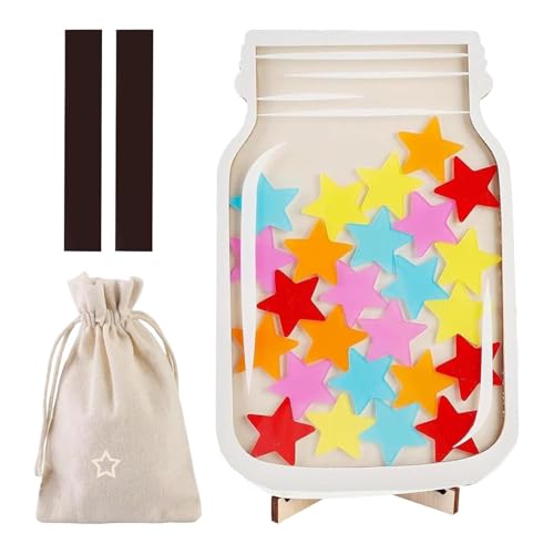 ZHUMCCY Belohnungsglas Mit Sternen, Klassenzimmer Belohnungsglas Magnetisches Stern Belohnungsglas Aufgabenbelohnungsglas Motivierendes Belohnungsglas, Klassenzimmer Tools Für Schüler Und Lehrer ZHUMCCY Belohnungsglas Mit Sternen, Klassenzimmer Belohnungsglas Magnetisches Stern Belohnungsglas Aufgabenbelohnungsglas Motivierendes Belohnungsglas, Klassenzimmer Tools Für Schüler Und Lehrer von ZHUMCCY