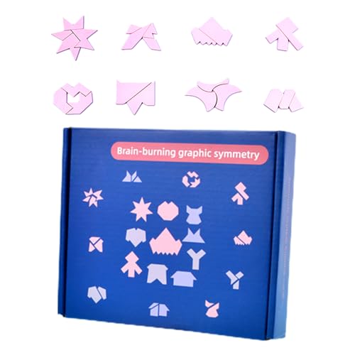 ZHUMCCY Bildungsspielzeug für Kleinkind, Hirnteaser für Kinder,Kreative Puzzles - Sicherer Hirnteaser Blöcke Symmetrie Holzdesign für Geburtstag Ostern Weihnachten ZHUMCCY Bildungsspielzeug für Kleinkind, Hirnteaser für Kinder,Kreative Puzzles - Sicherer Hirnteaser Blöcke Symmetrie Holzdesign für Geburtstag Ostern Weihnachten von ZHUMCCY