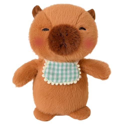 ZHUMCCY Capybara Plüschtier, 20 cm Capybara Kuscheltier Mit Klatschgeräusch Niedlicher Cartoon Plüsch Puppe Spielzeug Für Jungens Und Mädchens ZHUMCCY Capybara Plüschtier, 20 cm Capybara Kuscheltier Mit Klatschgeräusch Niedlicher Cartoon Plüsch Puppe Spielzeug Für Jungens Und Mädchens von ZHUMCCY