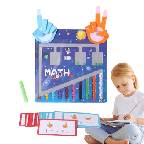 ZHUMCCY Fingerzahlen Lernspielzeug | Mathematik Lernspiel Fingerzählpuzzle - Frühförderung Lernhilfe Für Kinder 2 4 Jahre Vorschule ZHUMCCY Fingerzahlen Lernspielzeug | Mathematik Lernspiel Fingerzählpuzzle - Frühförderung Lernhilfe Für Kinder 2 4 Jahre Vorschule von ZHUMCCY