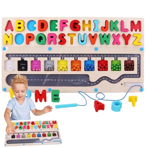 ZHUMCCY Magnetisches Labyrinth für Kinder im Alter von 3 bis 5 Jahren, magnetisches Alphabet-Labyrinth | Alphabet Matching Toy | Lernwerkzeug für Klassenzimmeraktivitäten für Kleinkind und ZHUMCCY Magnetisches Labyrinth für Kinder im Alter von 3 bis 5 Jahren, magnetisches Alphabet-Labyrinth | Alphabet Matching Toy | Lernwerkzeug für Klassenzimmeraktivitäten für Kleinkind und von ZHUMCCY