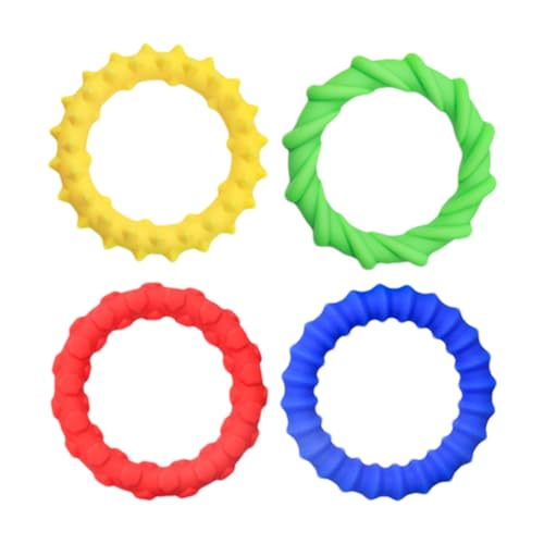 ZHUMCCY Sensorisches Fidget Armband | Sensorisches Beruhigungsspielzeug Fidget Armband | 4 Stücke Elastisches Silikon Emotionsberuhigende Armbänder | Für Mädchen Teenager Schüler Erwachsene Reise ZHUMCCY Sensorisches Fidget Armband | Sensorisches Beruhigungsspielzeug Fidget Armband | 4 Stücke Elastisches Silikon Emotionsberuhigende Armbänder | Für Mädchen Teenager Schüler Erwachsene Reise von ZHUMCCY
