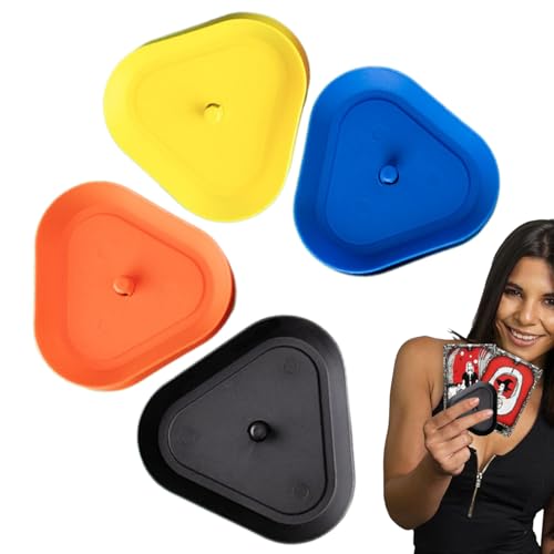 ZHUMCCY sförmiger Kartenhalter | Pokerablage 4er Set Kartenhalter - Kompakter Poker Tischständer für Freunde Erwachsene und Familientreffen am Abend von ZHUMCCY