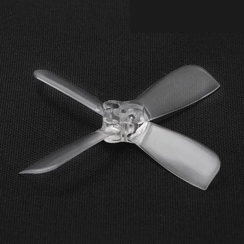 ZHUOHANG 10 Paare (10CW + 10CCW) 2035BN 2035 2X3,5X4 4-Blatt 2-Zoll-PC-Propeller 3-Loch for RC FPV Freestyle 2-Zoll-Mikrodrohnen(10Pairs Clear) von ZHUOHANG