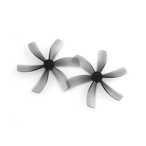 ZHUOHANG 10 Paare (10CW + 10CCW) T63MMX6 Hellgrau 63 mm 6-Blatt-PC-Propeller for RC FPV Freestyle 2,5-Zoll-Cinewhoop-Drohnen von ZHUOHANG