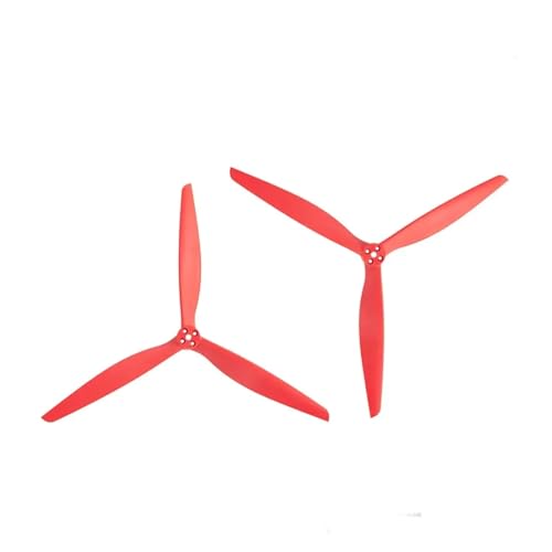 ZHUOHANG 2 Paar (2CW + 2CCW) X-Class 1310 13X10X3 3-Blatt-Propeller Glasfaser-Nylon(2Pairs Glass Red) von ZHUOHANG