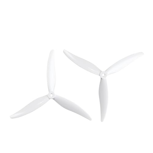 ZHUOHANG 6 Paar (6CW + 6CCW) Hurricane 7035 7X3,5X3 3-Blatt-verstärkter PC-Propeller(6Pairs White) von ZHUOHANG