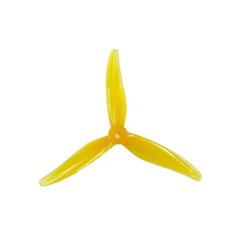 ZHUOHANG 10 Paar (10CW+10CCW) Hurricane 51466 V2 3-Blatt-Propeller(10Pairs BumbleYellow) von ZHUOHANG
