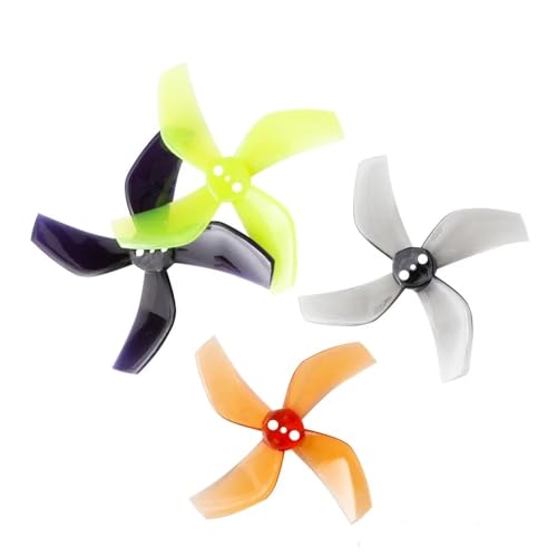 ZHUOHANG 12 Paar (12CW + 12CCW) D51 2020 51 mm 4-Blatt-PC-Propeller (zufällige Farbe) von ZHUOHANG