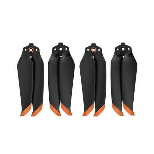 ZHUOHANG 2 Paar 7238 Low Noise Props 7238F Propeller for Mavic Air 2 / AIR 2S Drohnenzubehör(2 Pairs Orange) von ZHUOHANG