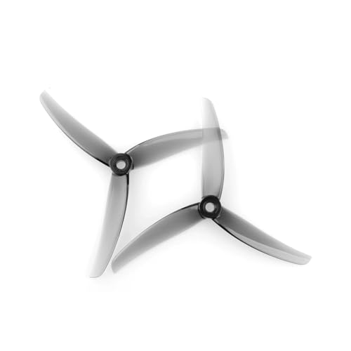 ZHUOHANG 2 Paar HQ-PR-OP J37 4,9 x 3,7 x 3 FPV-Propeller Juicy Prop 4,9 Zoll kompatibel mit 5 Zoll(2Pairs Grey) von ZHUOHANG