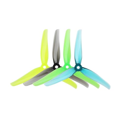 ZHUOHANG 2 Paar Nazgul F5 5135/F6 6040 5/6 Zoll Propeller 3-Blatt FPV Requisiten(2Pairs F5 Blue) von ZHUOHANG