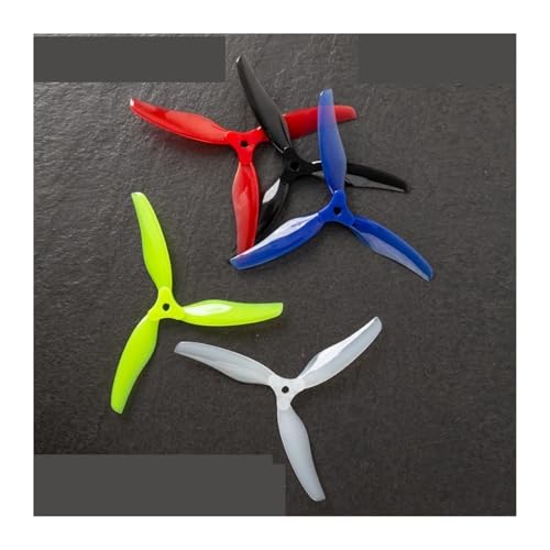 ZHUOHANG 4 Paar (4CW + 4CCW) F6030 6X3X3 3-Blatt-Faltpropeller (zufällige Farbe) for RC FPV Long Range 6-Zoll-LR-Drohnen DIY-Teile von ZHUOHANG