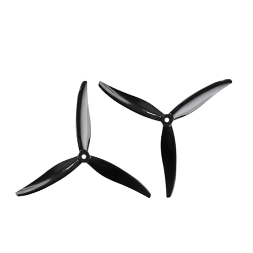 ZHUOHANG 6 Paar (6CW + 6CCW) Hurricane 7035 7X3,5X3 3-Blatt-verstärkter PC-Propeller(6Pairs Black) von ZHUOHANG