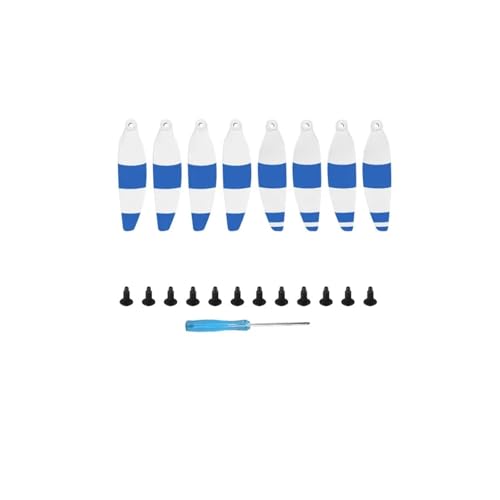 ZHUOHANG 8PCS Ersatz Propeller for Mavic Mini Drone 4726 Licht Gewicht Requisiten Klinge Flügel Fans Zubehör Ersatzteile Schrauben Kits(Blue for Mini 1) von ZHUOHANG