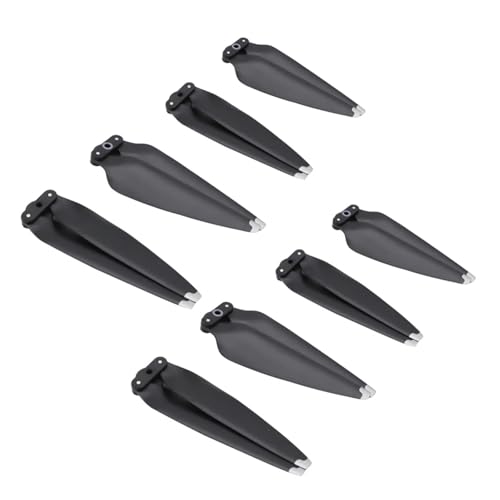 ZHUOHANG Ersatzpropeller for Air 3 Light Weight Props 8747F CW CCW Paddle Blade Quick Release Wing Fans Ersatzteile Zubehör(Black Silver 8pcs) von ZHUOHANG