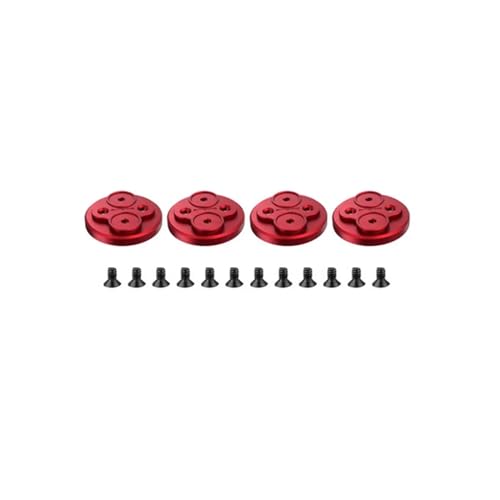 ZHUOHANG Mavic Mini 2 Upgrade Motor Abdeckung Kappe Staub-Proof Motor Schutzfolie Aluminium for Mavic Mini 2 Drone Zubehör(RED Mini 2) von ZHUOHANG