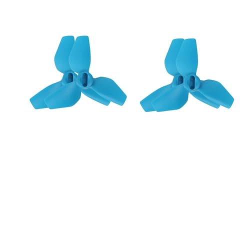 ZHUOHANG Propeller for Neo Leichte Flügel Fan Propeller Ersatz Requisiten Klinge Teile for Neo Zubehör(2 Pair Blue) von ZHUOHANG